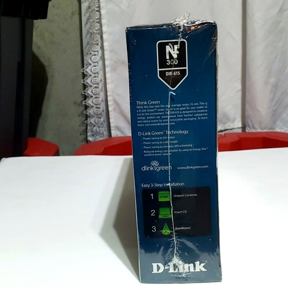 D-Link Wireless N 300 Router DIR-615 Brand New In Box. Never Opened. - Picture 4 of 6